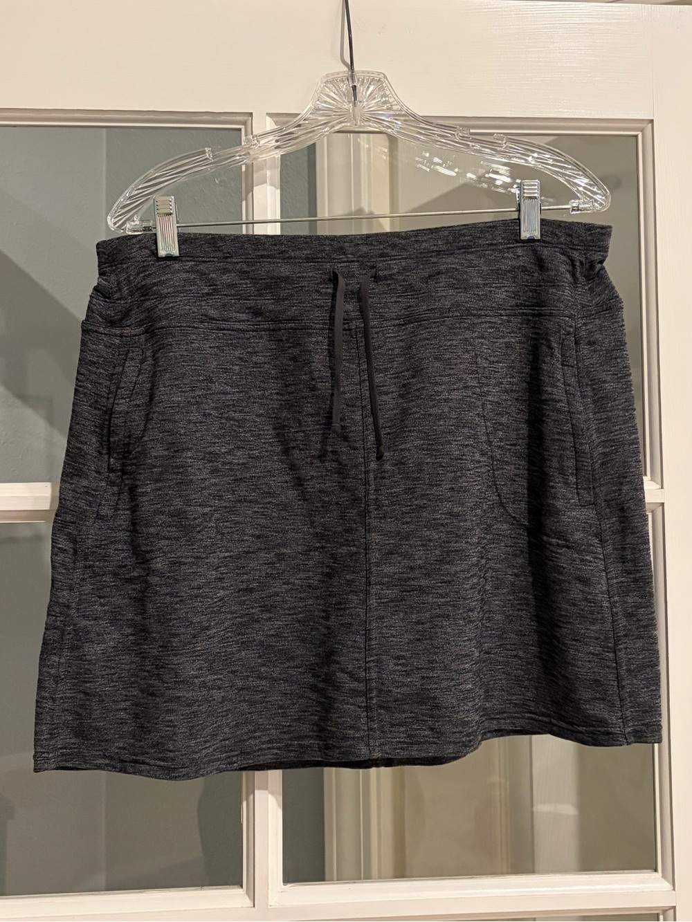 Kühl Women’s Harmony Charcoal Heather Gray Active Skort with Drawstring Large